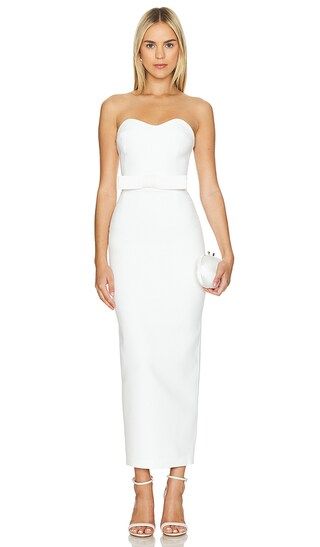 Nole Dress in Temple White | Revolve Clothing (Global)