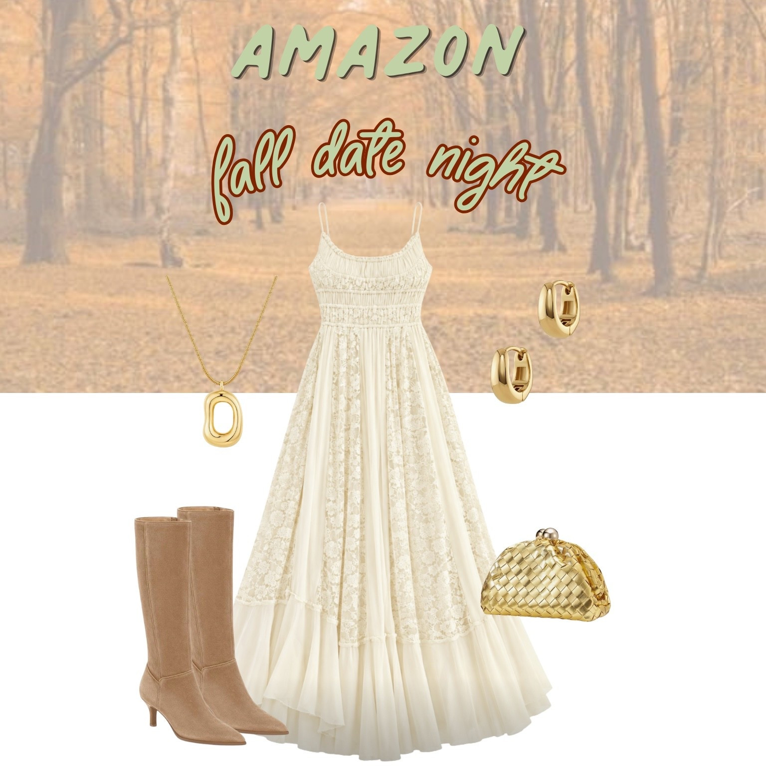 Amazon fall date night outfit we’re loving! This lace dress with tall boots is such a pretty combination for a fall evening.

#LTKSeasonal #LTKdayinmylife #LTKgrwm