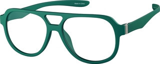 Zenni Aviator Glasses Green Plastic Full Rim Frame | Zenni Optical (US & CA)