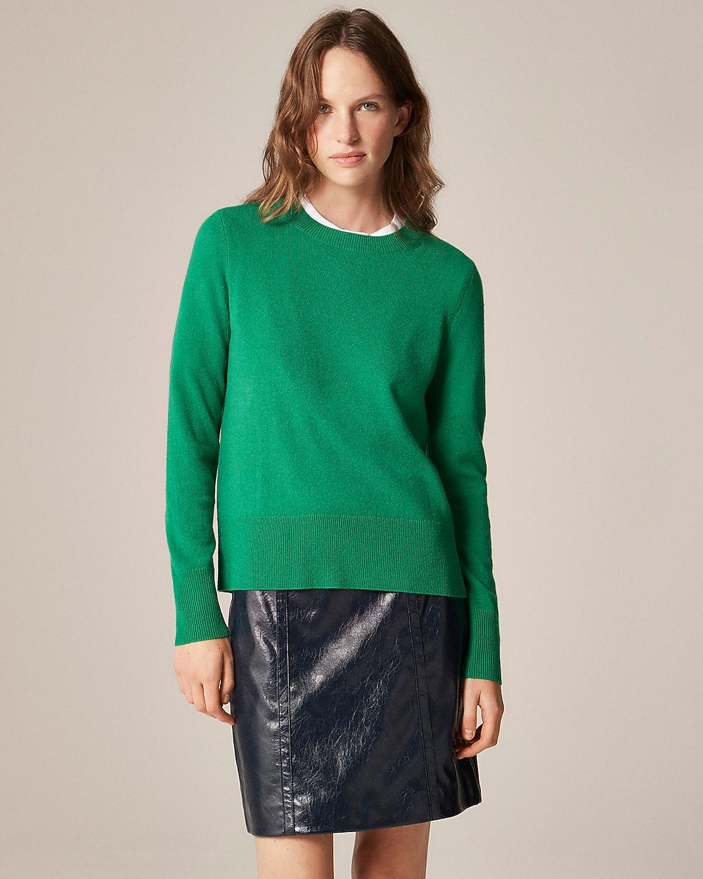 Cashmere classic-fit crewneck sweater | J. Crew US