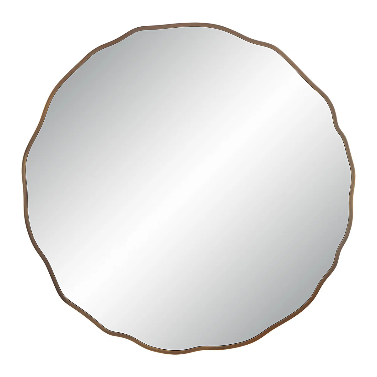 Mikey Iron Round Wall Mirror | Wayfair North America