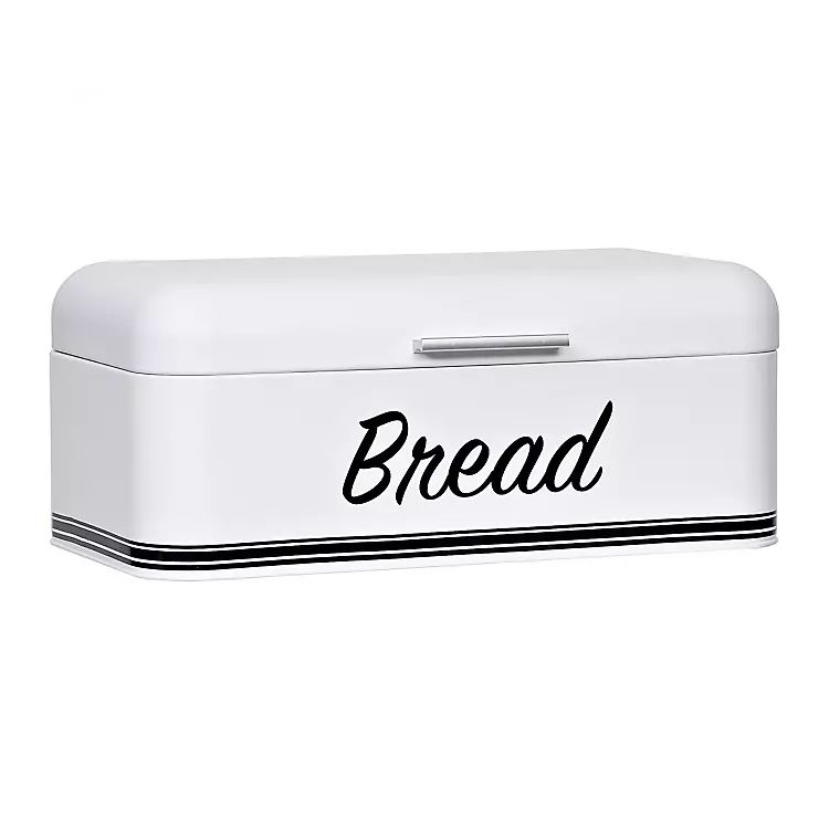 White Metal Bread Box | Kirkland's Home