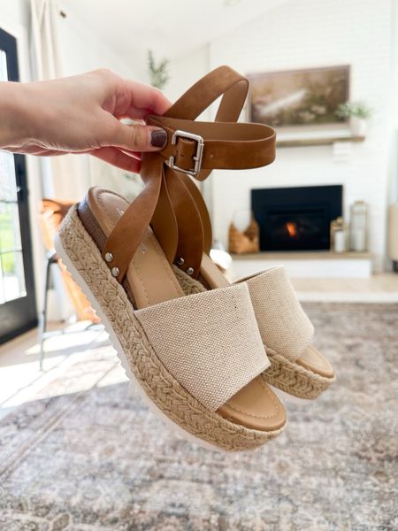 Neutral tone open toe buckle ankle strap wedge casual sandal - perfect to pair with a spring dress! These run big - size down at least half a size. 



#LTKSeasonal #LTKfindsunder50 #LTKstyletip