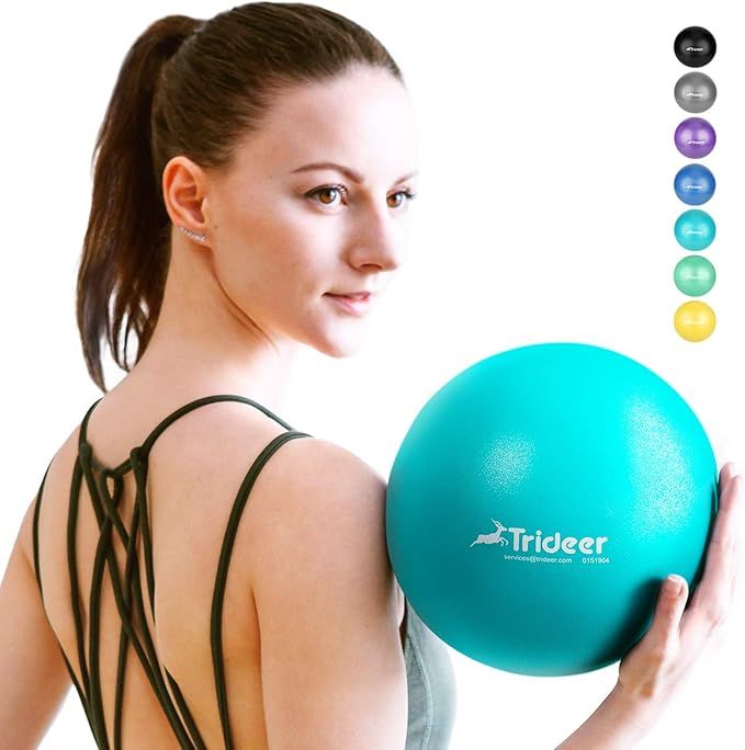 Trideer Pilates Ball, Barre Ball, Mini Exercise Ball, 9 Inch Small Bender Ball, Pilates, Yoga, Co... | Amazon (US)