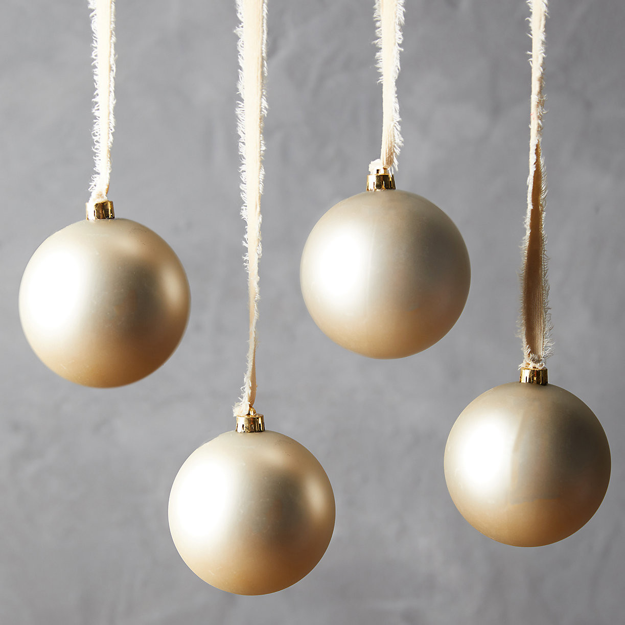 Shatterproof Globe Ornaments, Set of 4 | Terrain