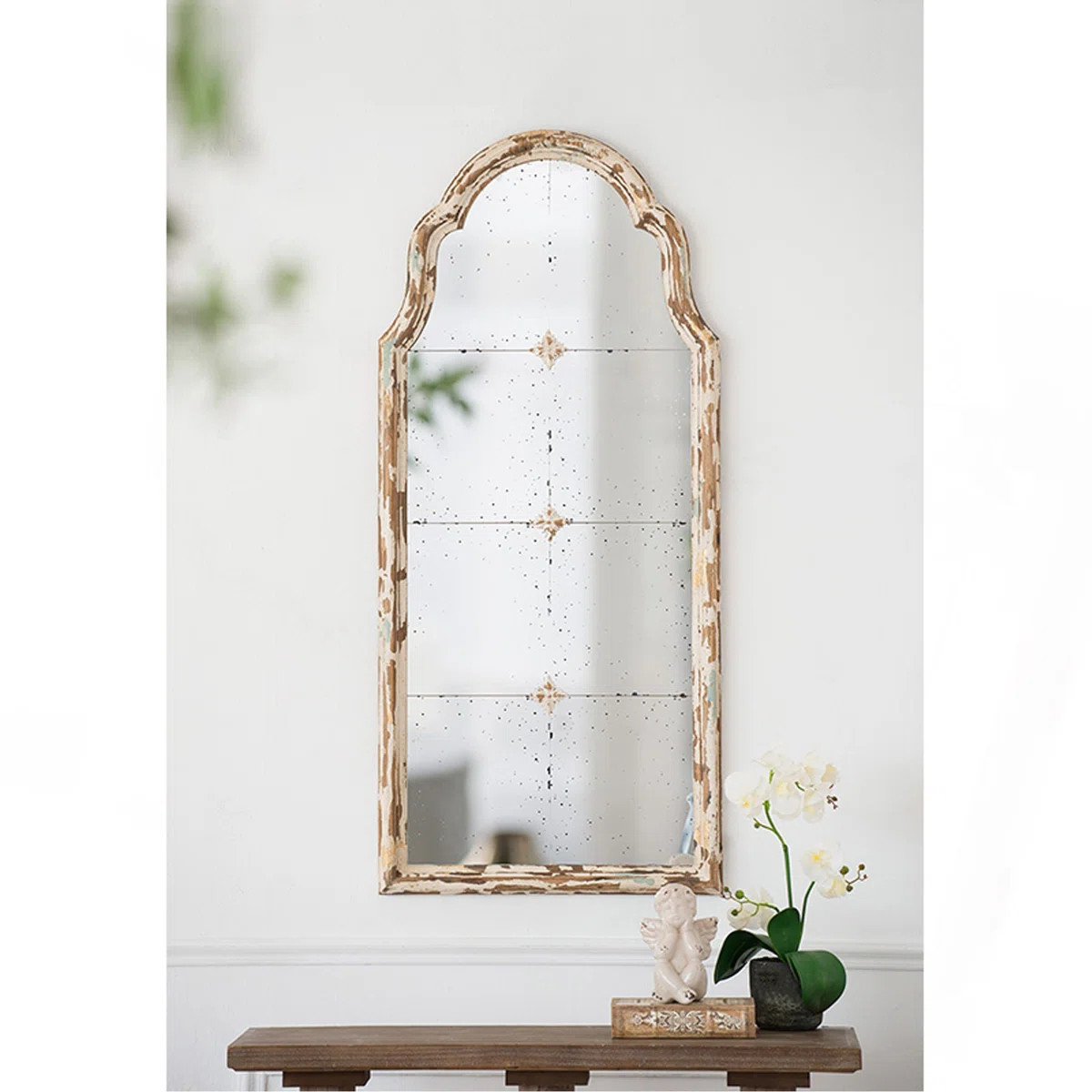 Stylish Wall Mirror With Decorative Window Look For Versatile Home Decor | Wayfair North America
