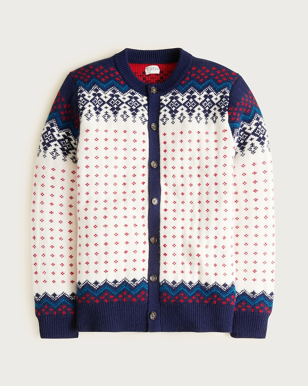 Fair Isle cardigan in lambswool | J. Crew US