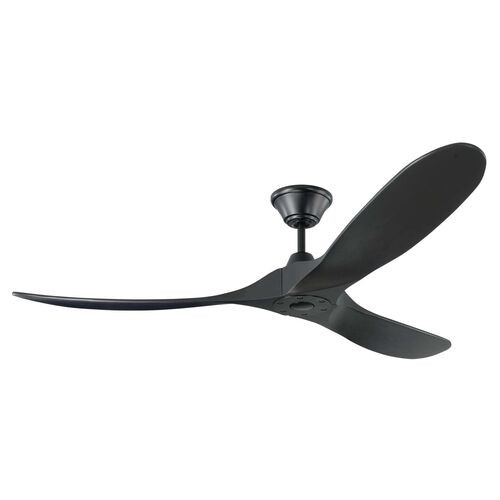 Maverick Ceiling Fan, Matte Black | One Kings Lane