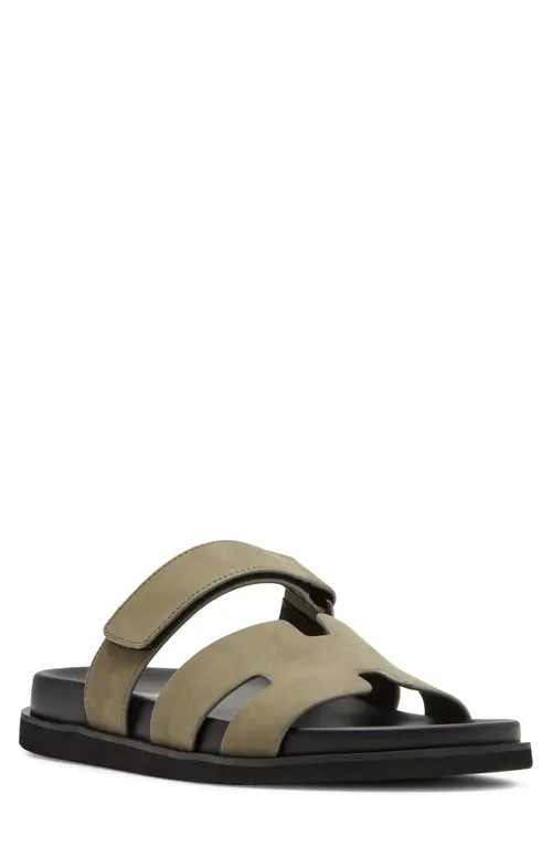 Steve Madden Maiven Slide Sandal in Olive Suede at Nordstrom, Size 8 | Nordstrom