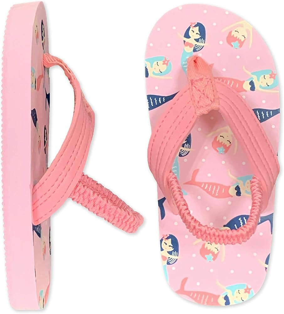 Ceruwum Toddler Girls Beach Pool Flip Flops Sandals Water Shoes | Amazon (US)