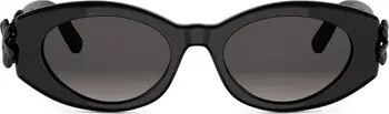 'Dior Clover B1I Oval Sunglasses | Nordstrom