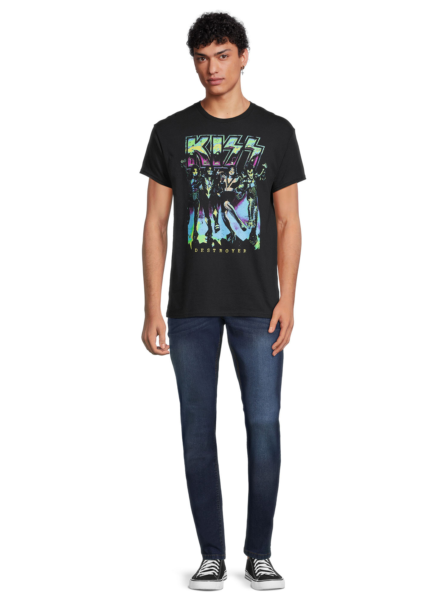 KISS Men's & Big Men's Band Graphic Tee, Sizes S-3XL | Walmart (US)
