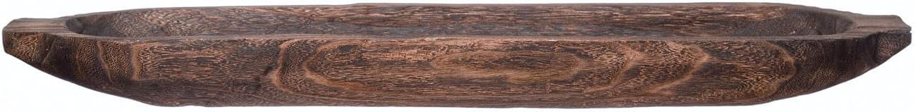 Creative Co-Op Decorative Paulownia Wood Tray, 28"L x 8"W x 2"H, Black | Amazon (US)