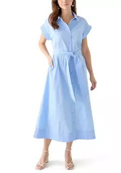 Women's Belted Midi Dress | Belk