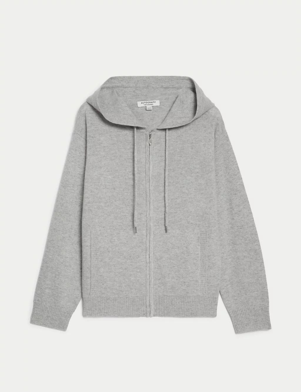Pure Cashmere Zip Up Hoodie | Marks & Spencer (UK)