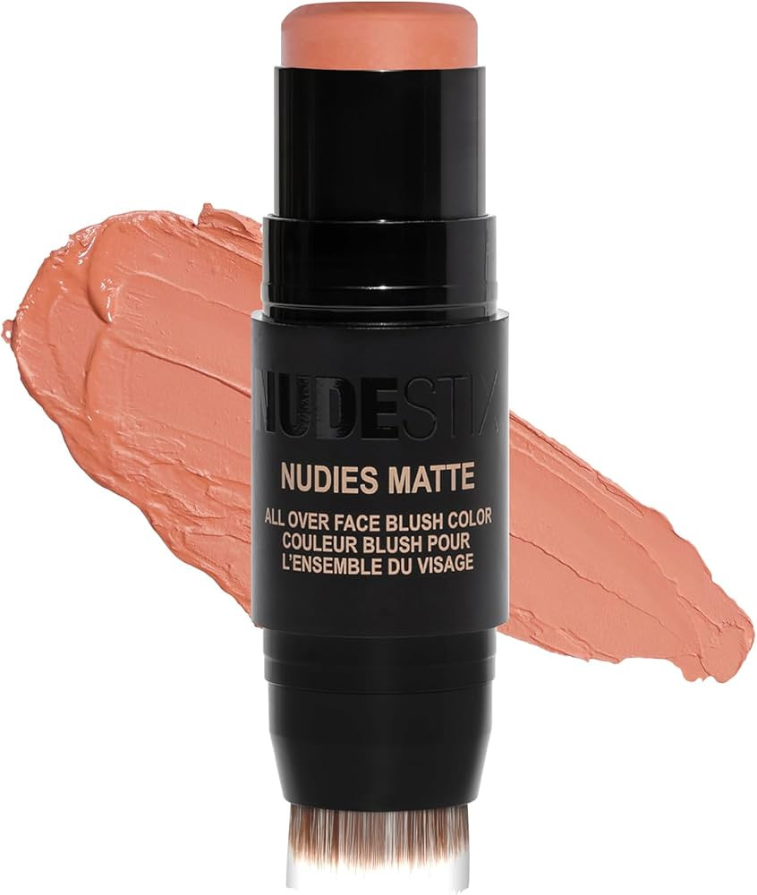 Nudestix Nudies Blush Stick – 3-in-1 Cream Blush for Cheeks, Eyes & Lips with Built-In Brush | ... | Amazon (US)