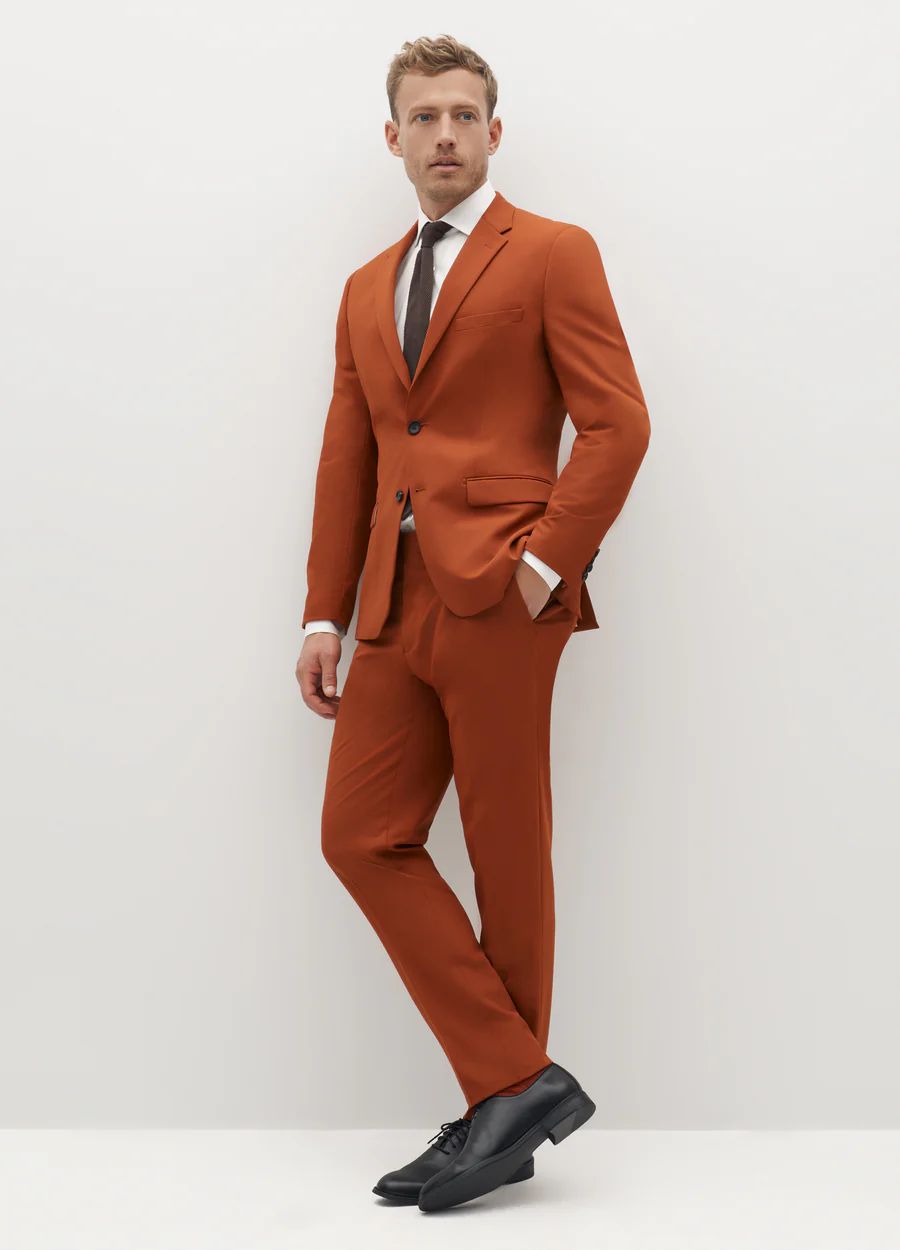 Men's Burnt Orange Suit | SuitShop