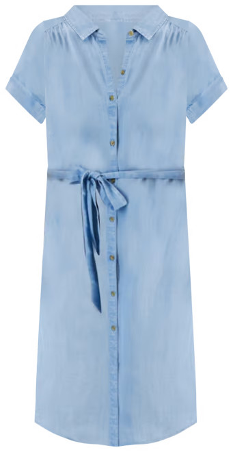 Style & Co Women's Chambray Short-Sleeve Shirt Dress, Created for Macy's - Macy's | Macy's