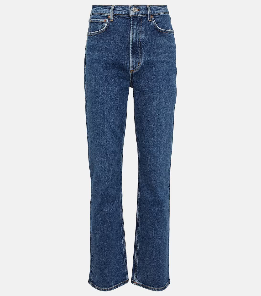 Stovepipe high-rise straight jeans | Mytheresa (US/CA)