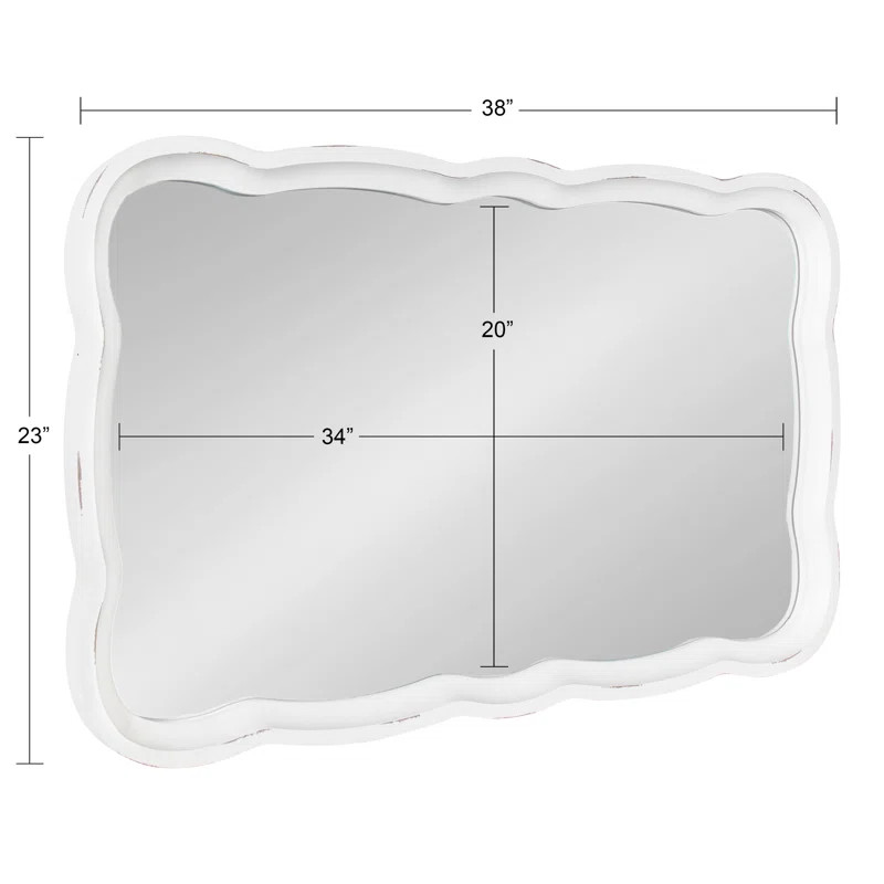 Lucie Flat Wall Mirror | Wayfair North America