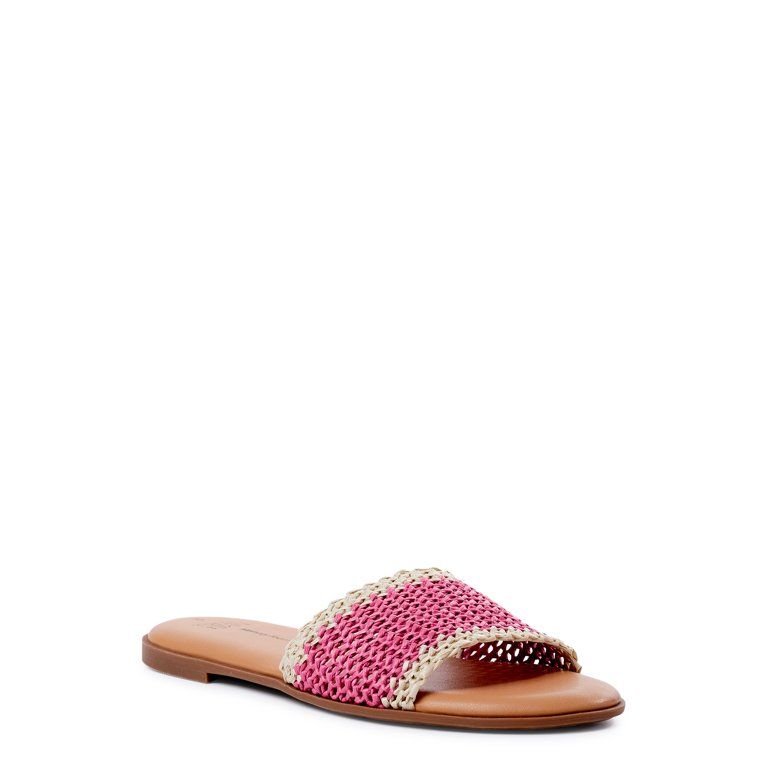 Time and Tru Women's Core Slide Sandal - Walmart.com | Walmart (US)