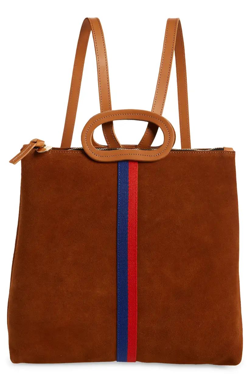 Clare V. Marcelle Suede Tote Backpack | Nordstrom