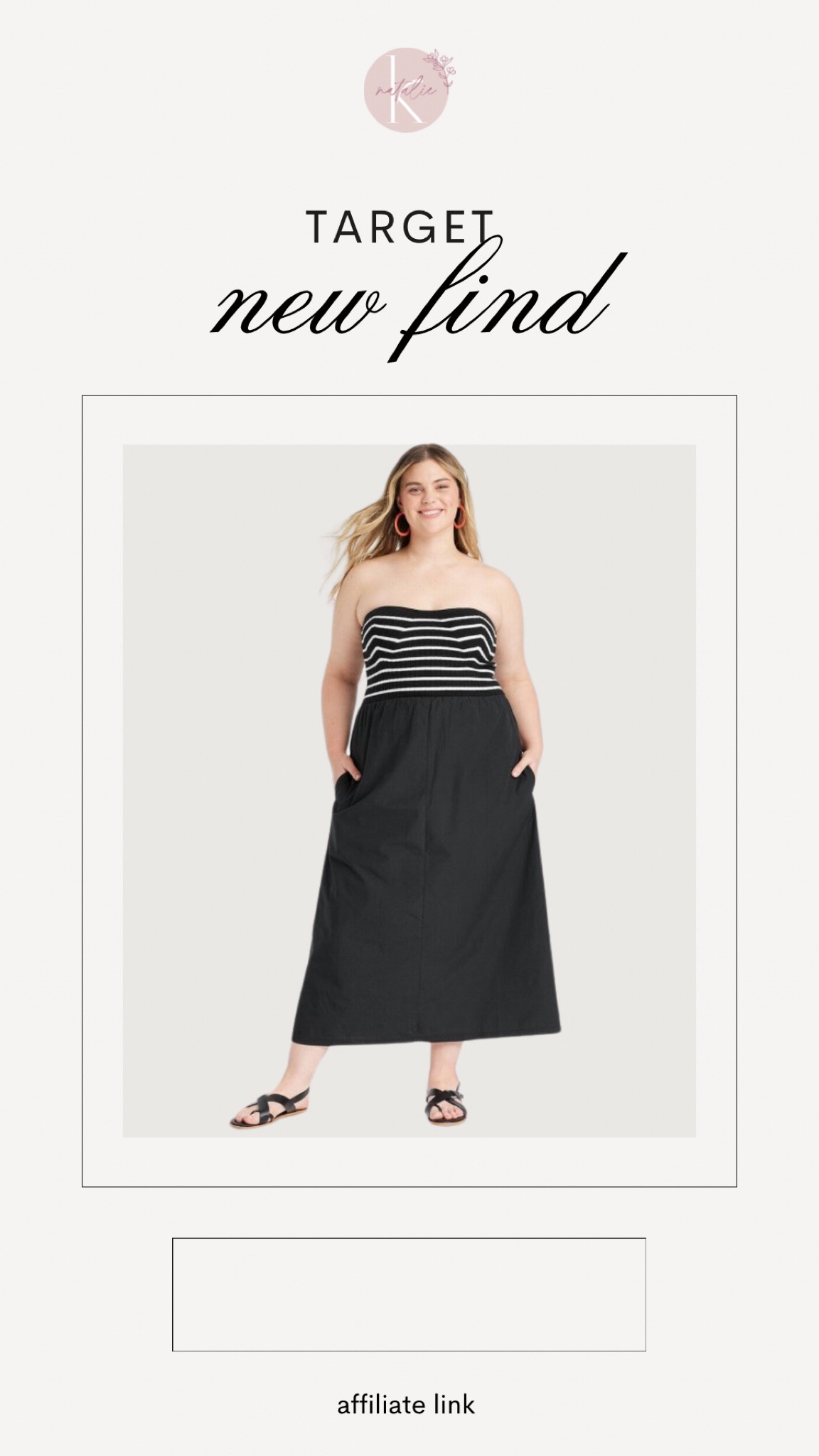 I can not get over these new summer dresses at target! I just ordered this one in a 2x. I love the simple black dress with classic stripes. Very chic and preppy!

#LTKPlusSize #LTKFindsUnder50 #LTKStyleTip