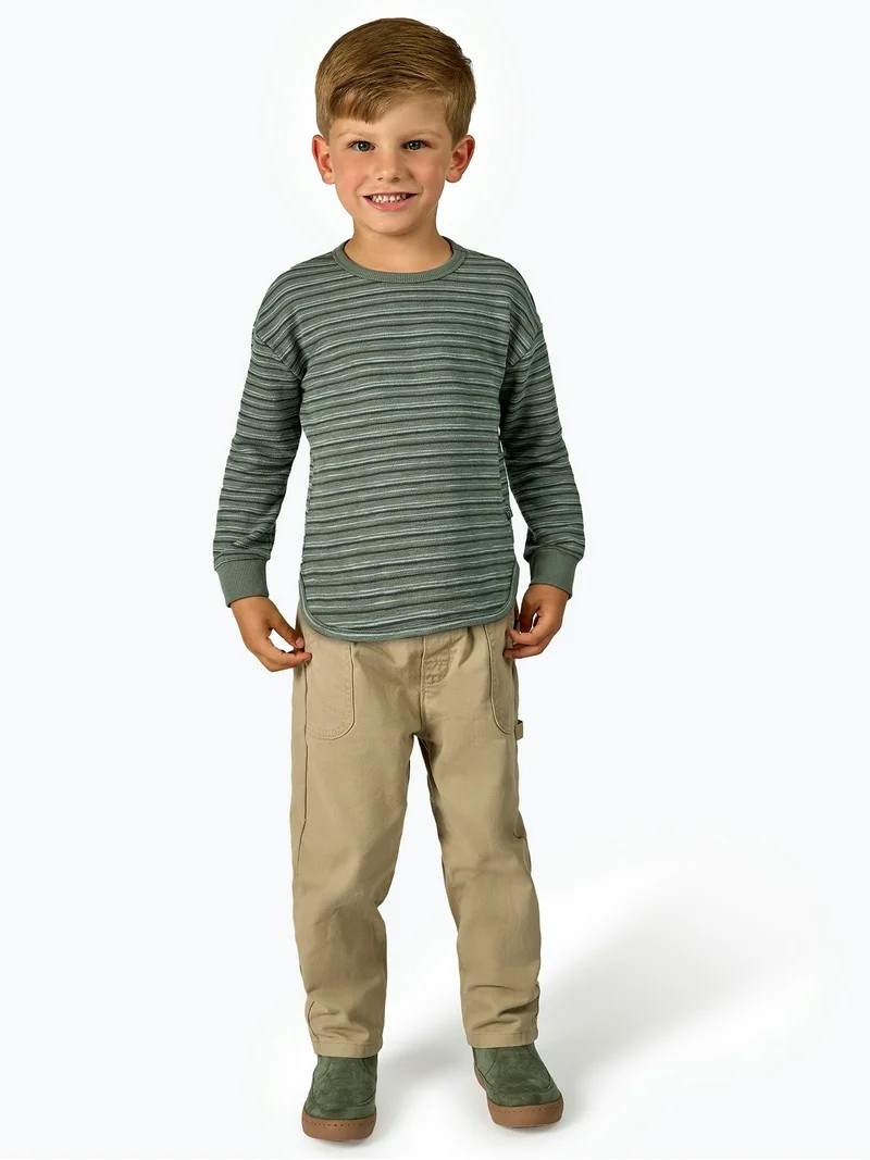 Modern Moments by Gerber Toddler Boy Long Sleeve Top and Pant Set, Sizes 12M-5T | Walmart (US)