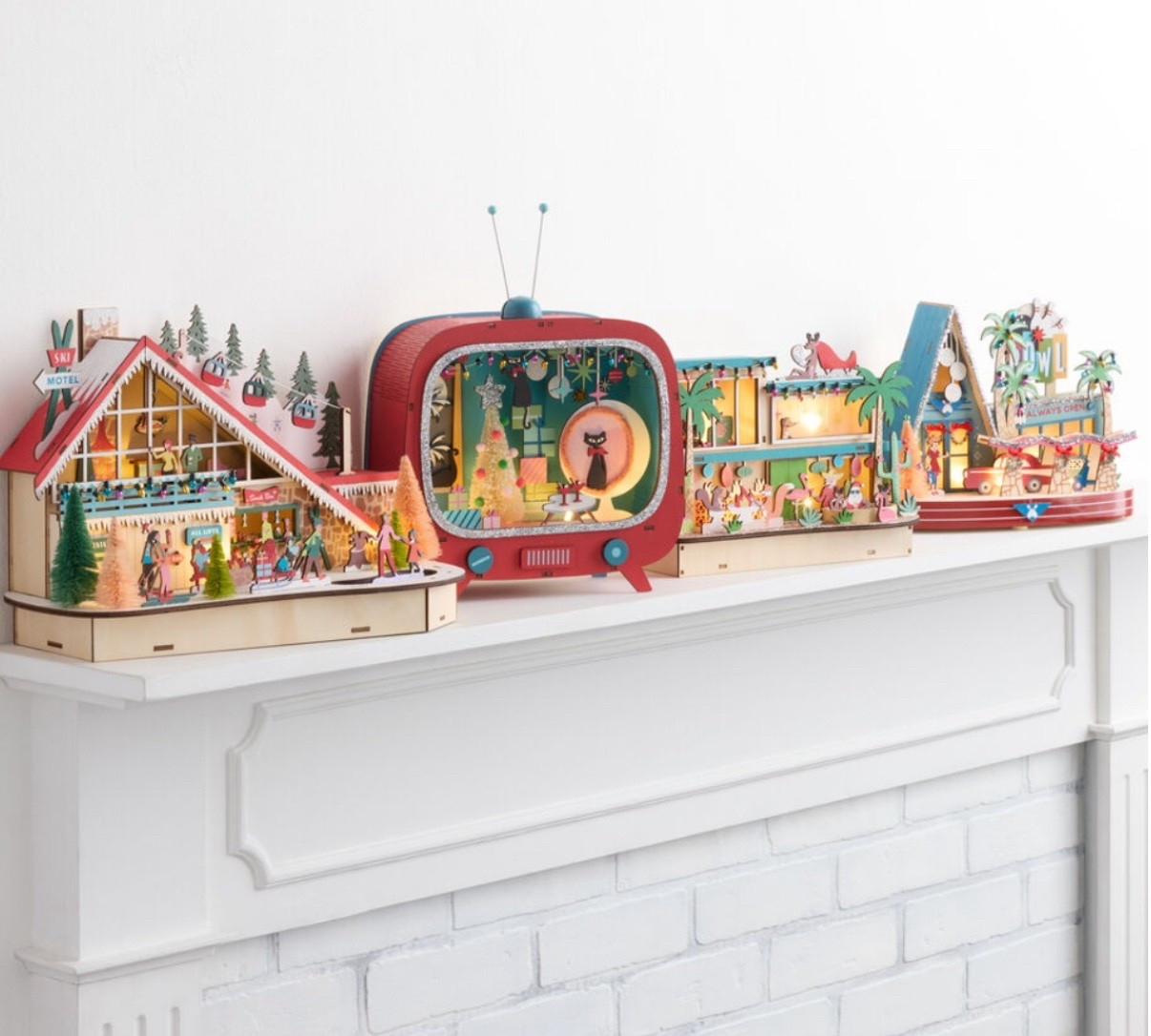 World Market Mid Century Modern Christmas Village

#LTKSeasonal #LTKHome
