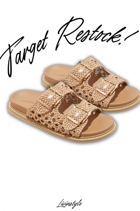 Target summer sandals restocked and on sale! 



#LTKsalealert #LTKfindsunder50 #LTKshoecrush