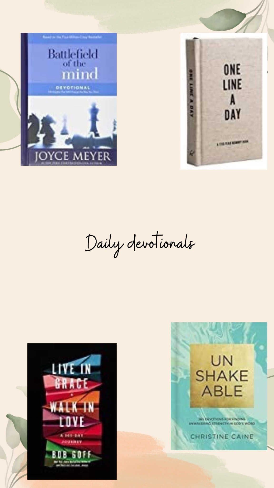 Daily Devos and journal! Would also make great gifts  

#LTKunder50 #LTKHoliday