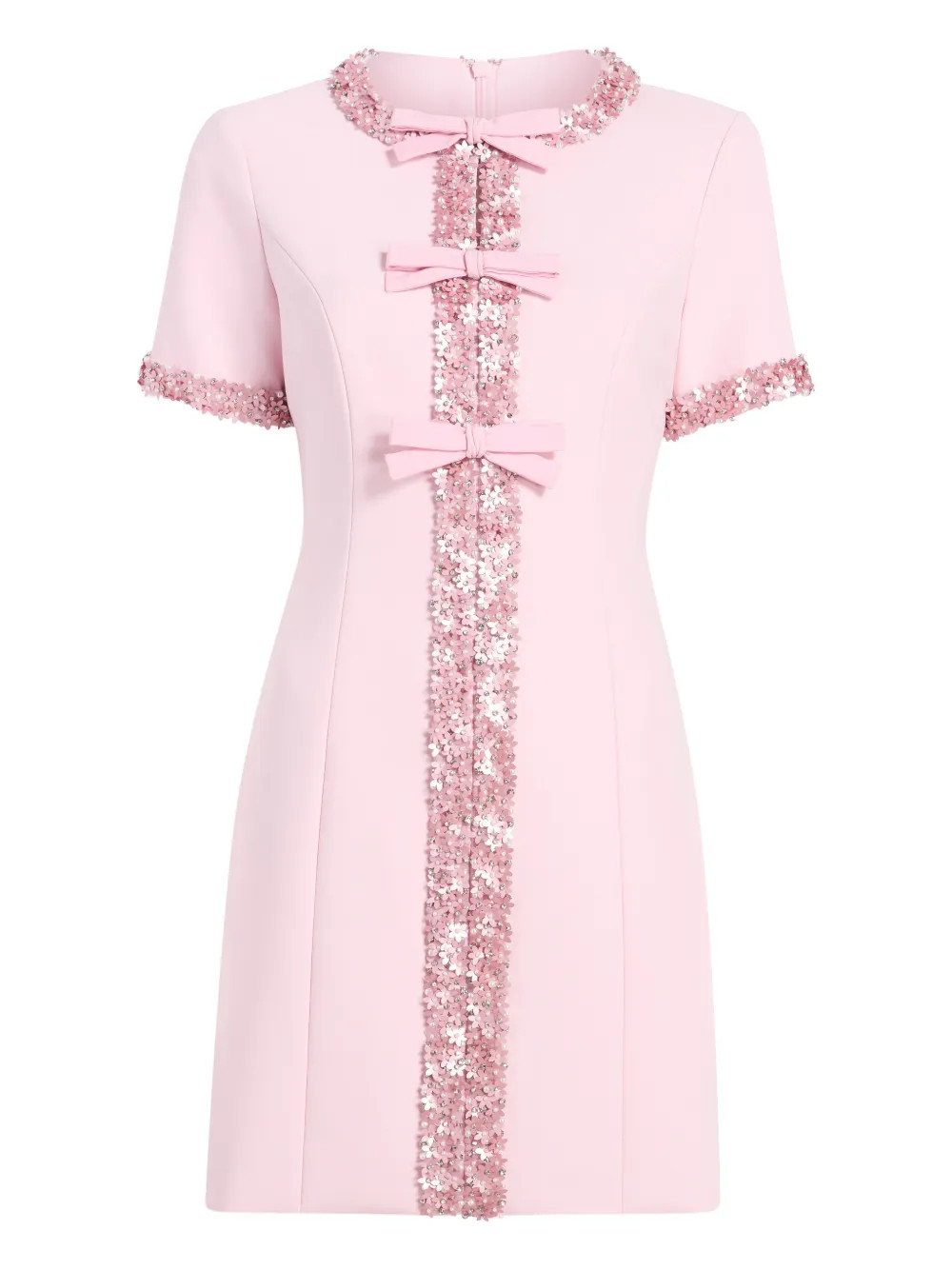 Cinq A Sept Maelle Embellished Mini Dress | Pink | FARFETCH | Farfetch Global