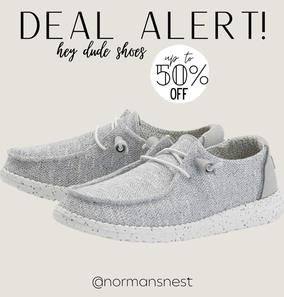 Mens and women’s Hey Dude shoes are up to 50% off on Amazon today! These have been Adams favorite for years! Would make a great gift! 

#LTKsalealert #LTKmens #LTKGiftGuide