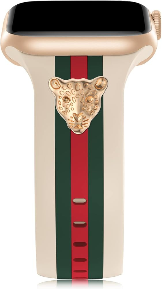 Designer Band with Charms Decor Compatible with Apple Watch Band 38mm 40mm 41mm 42mm 44mm 45mm 49... | Amazon (US)