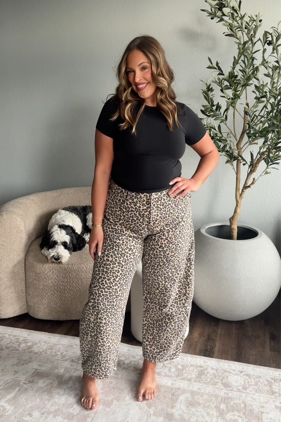 Wearing a 32 in these leopard barrel jeans! 

#LTKMostLoved #LTKSeasonal #LTKMidsize