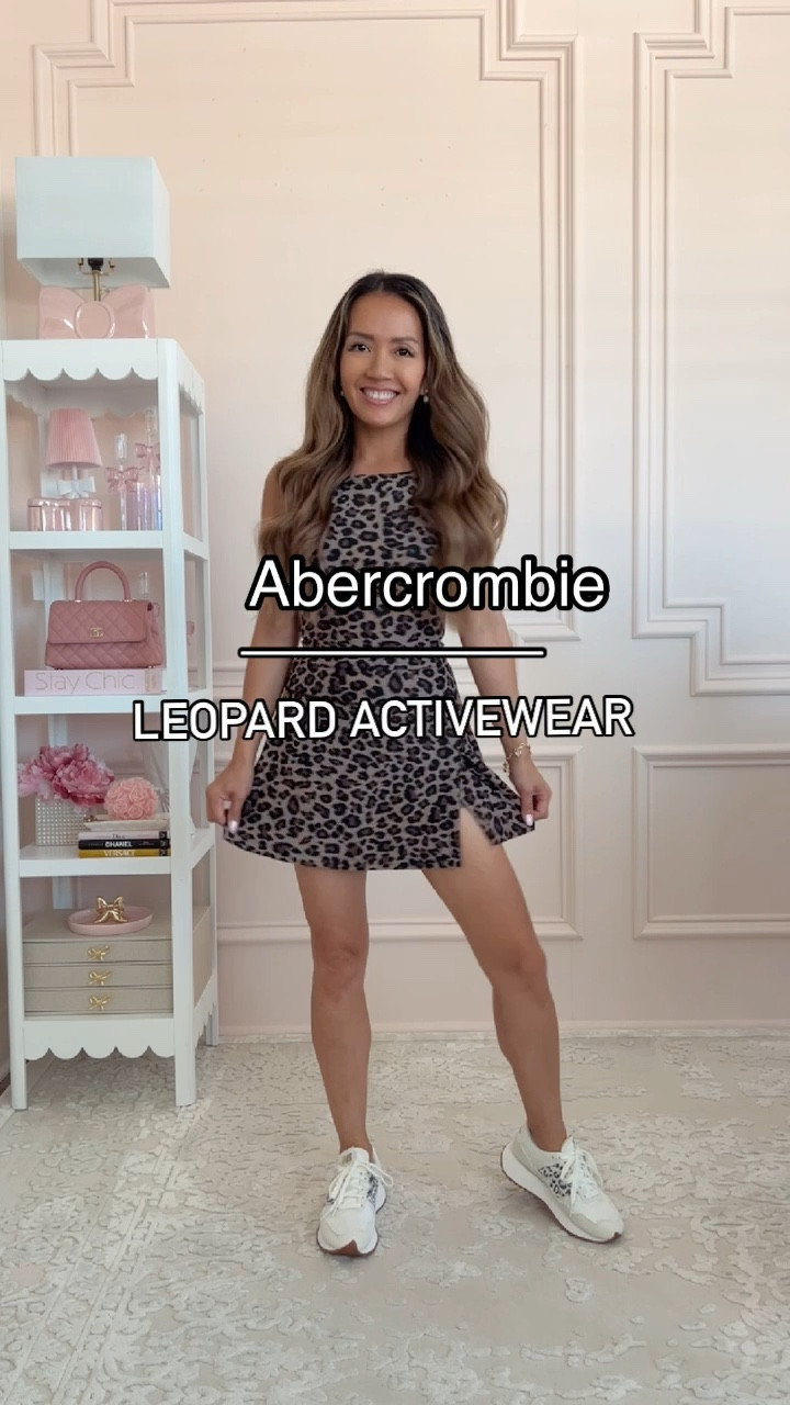 This leopard activewear set is on sale for under $40! 

Top- size XXS
Skort - size XXS 

Both run small! 

#LTKSaleAlert #LTKVideo #LTKFindsUnder50