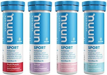 Nuun Sport: Electrolyte Drink Tablets, Juice Box Mixed Box, 4 Tubes (40 Servings), 10 Count (Pack... | Amazon (US)