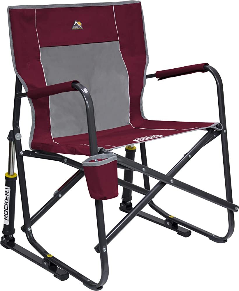 GCI Outdoor Freestyle Rocker Outdoor Rocking Chair with Beverage Holder | Amazon (US)