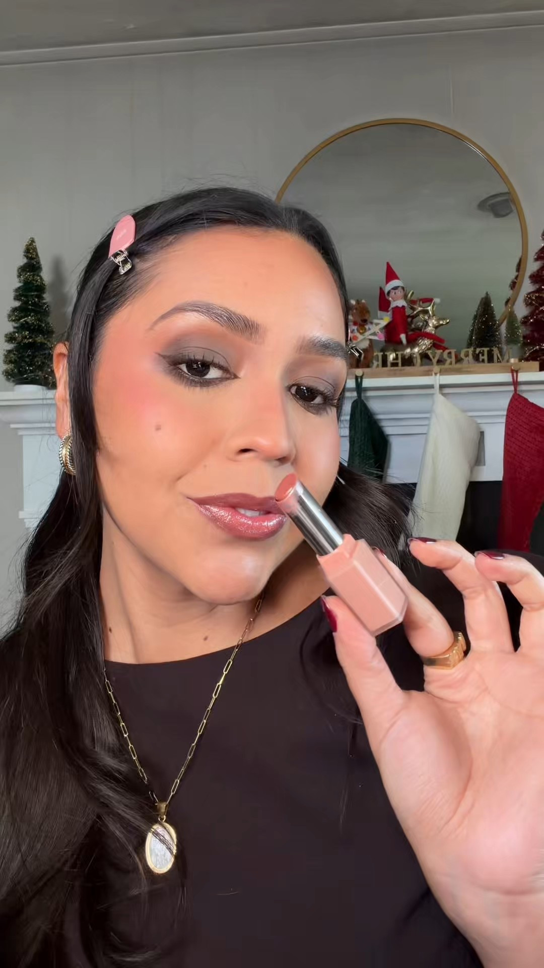 Shimmery nude lip combo ✨  

#LTKHoliday #LTKBeauty #LTKU