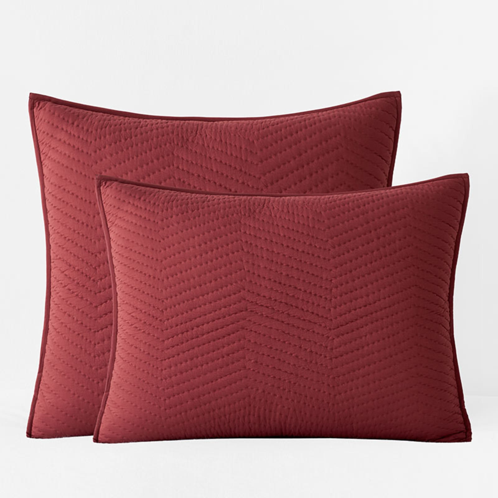 Voile Sham - Chili, King | The Company Store