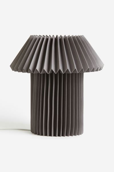 Pleated paper table lamp - Green - Home All | H&M US | H&M (US + CA)