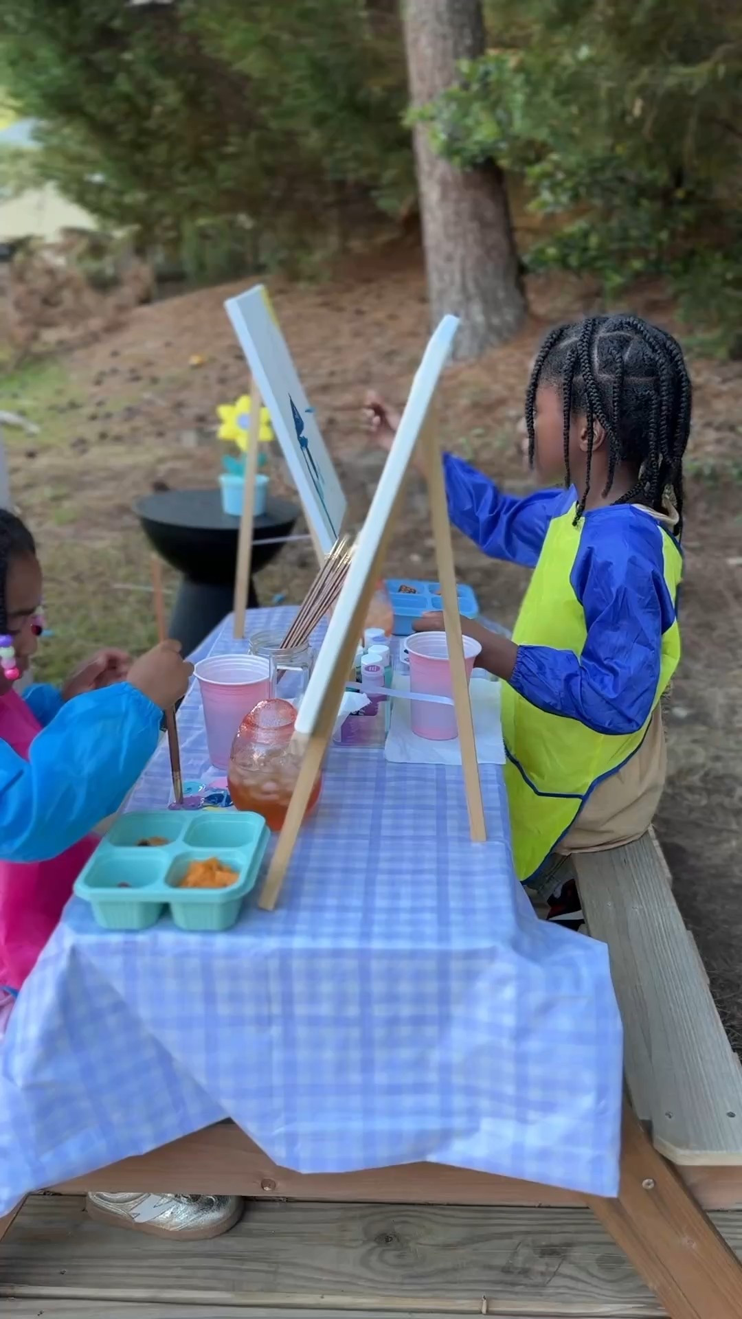 Paint & Sip for the kids. Warm days calls for painting in the yard. 💕

#LTKSeasonal #LTKKids #LTKHome
