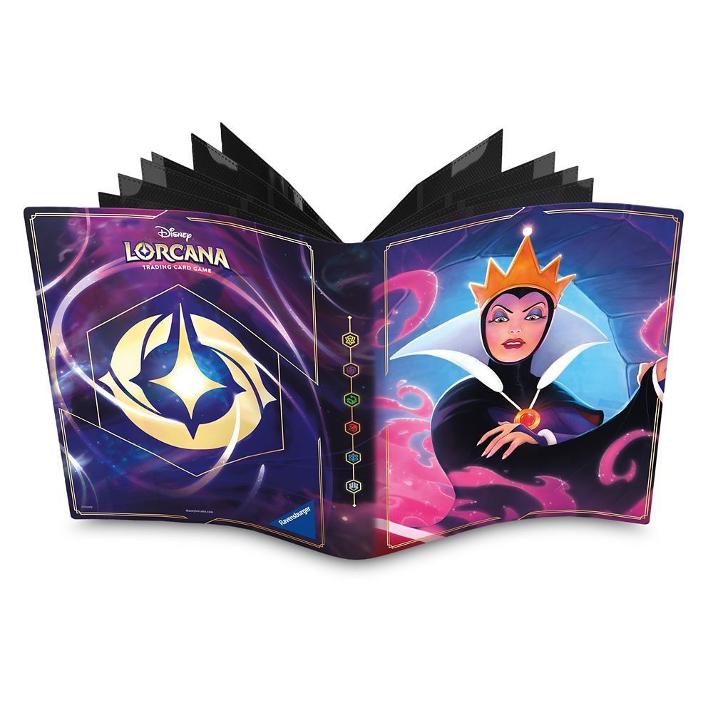 Evil Queen Lorebook Card Portfolio by Ravensburger – Disney Lorcana Trading Card Game – Snow ... | Disney Store