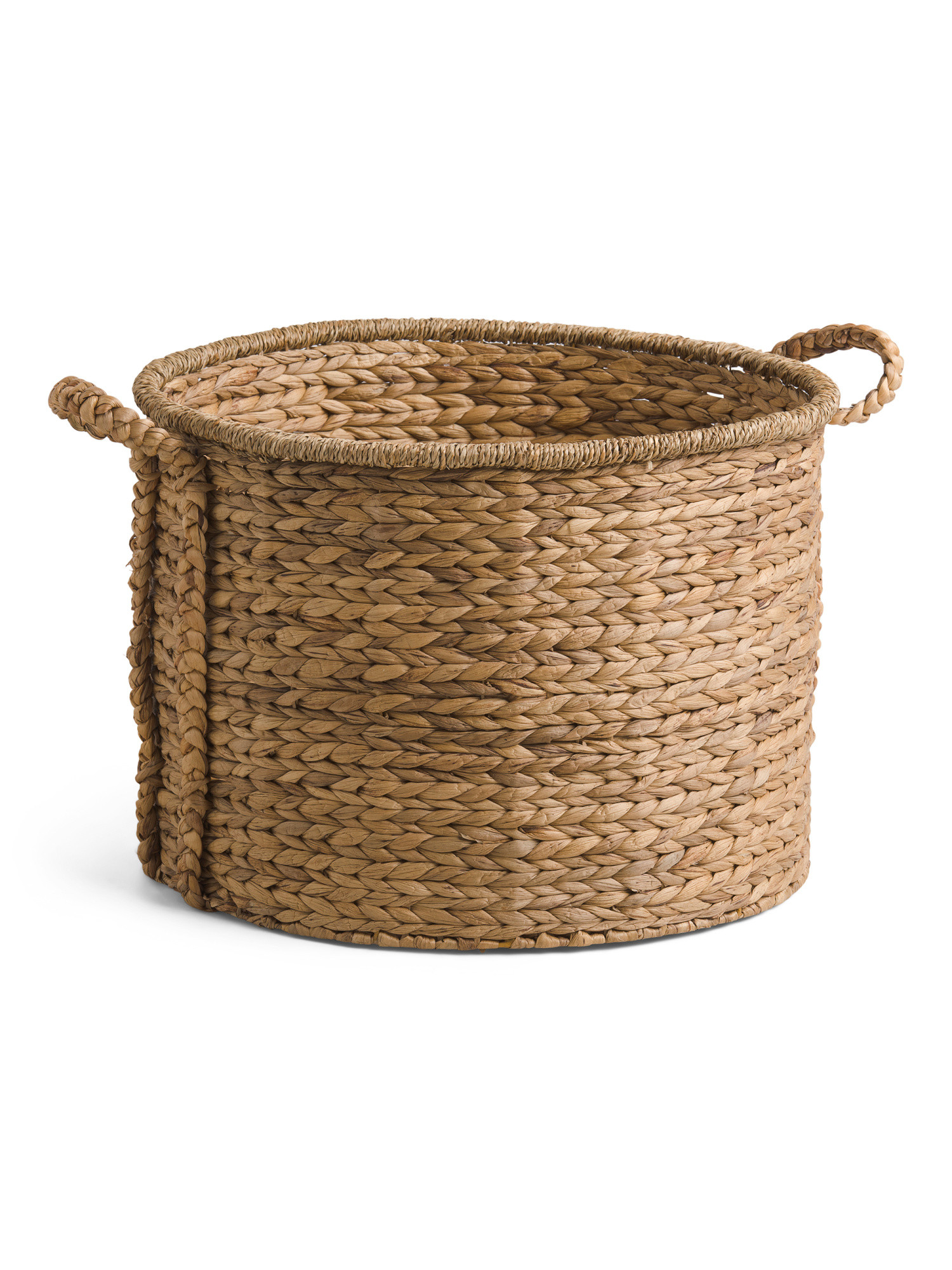 Xxl Natural Storage Basket With Braided Handles | TJ Maxx