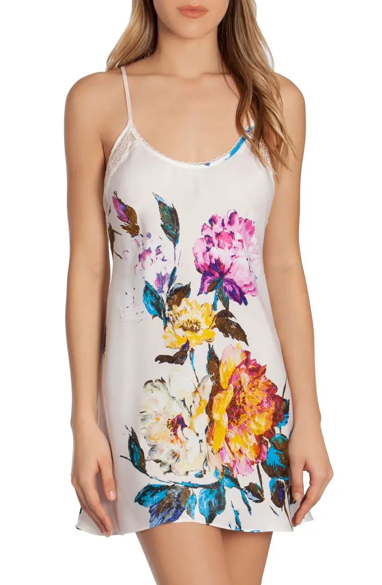 Still In Love Lace Trim Floral Chemise | Nordstrom