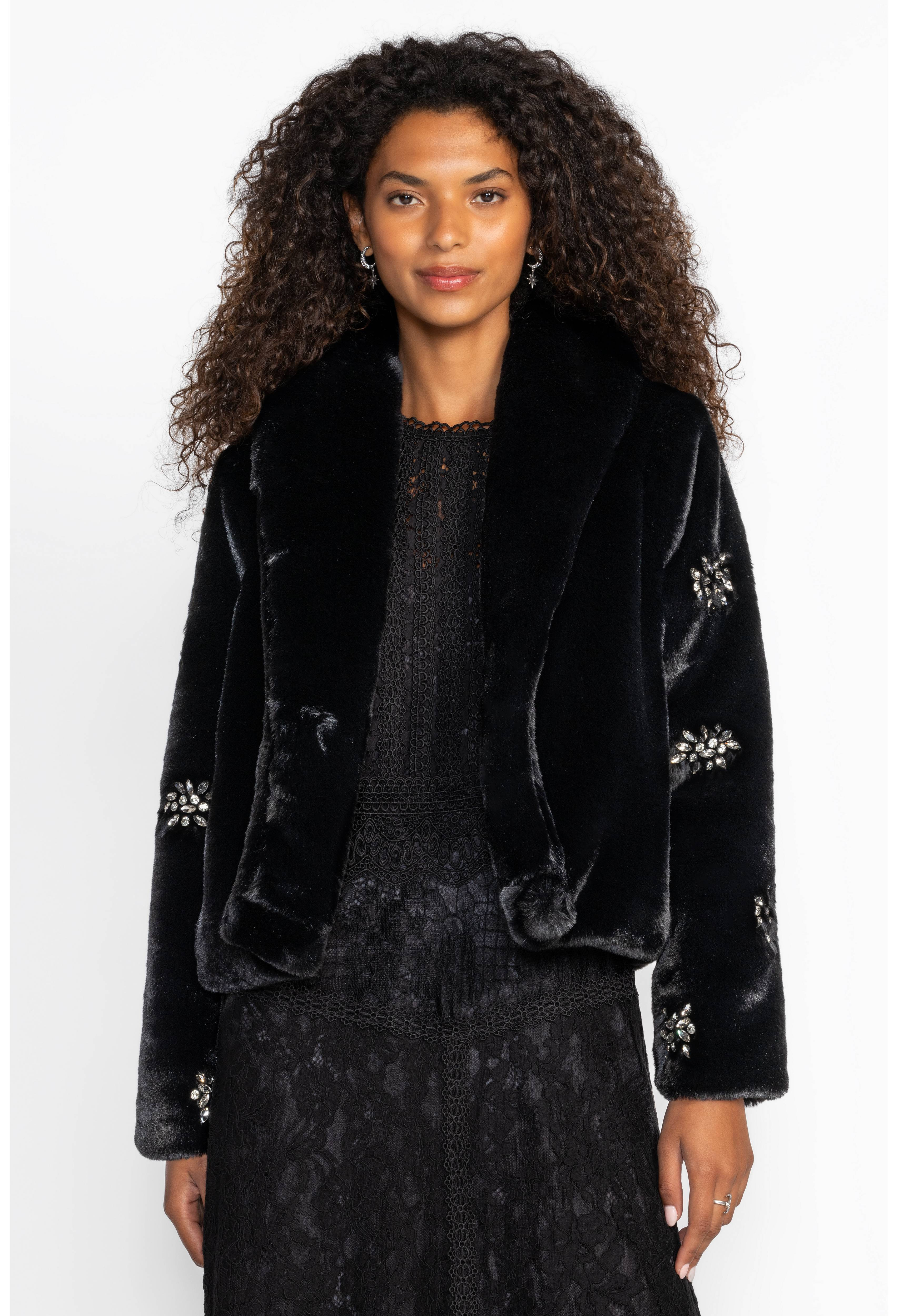 ANGELLA FAUX FUR JACKET | Johnny Was | Johnny Was