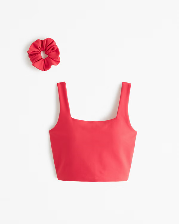 Women's YPB sculptLUX Squareneck Slim Tank | Women's Active | Abercrombie.com | Abercrombie & Fitch (US)
