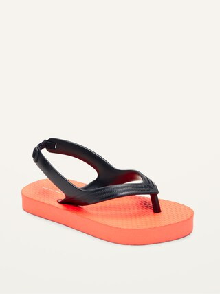Unisex Plant-Based Solid Flip-Flops for Toddler | Old Navy (US)