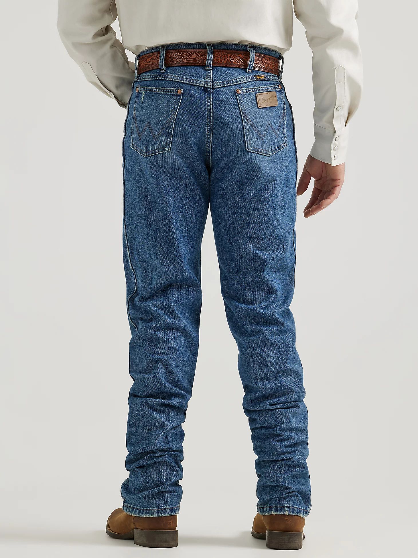 Vintage-Inspired Cowboy Cut® Regular Fit Jeans in Indigo Blue | Wrangler