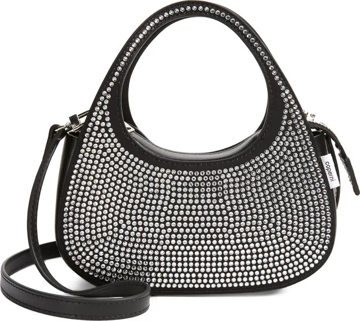 Coperni Micro Swipe Crystal Embellished Baguette Top Handle Bag | Nordstrom | Nordstrom
